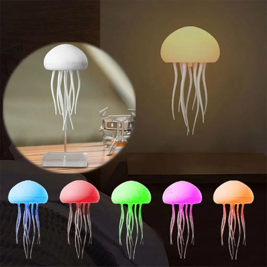 Lampe méduse à commande vocale dansante RGB